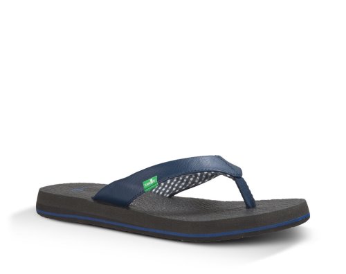 Sanuk Yoga Mat - Sanuk Flip Flops Womens Navy - Philippines QFLRZM516